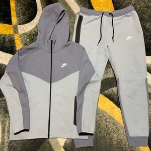 Nike Tech Fleece Tracksuit Set Baby Blue